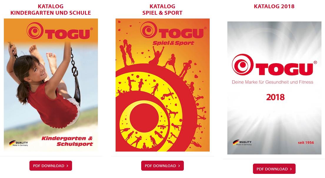 NEU – die TOGU Kataloge 2018 sind online